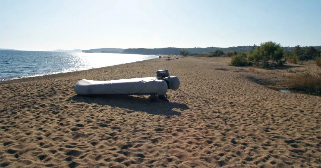 Strand bei Camping Thines