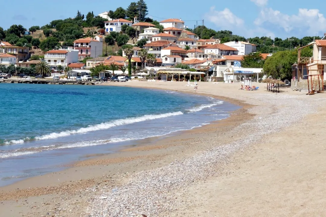Dorfstrand von Finikounda